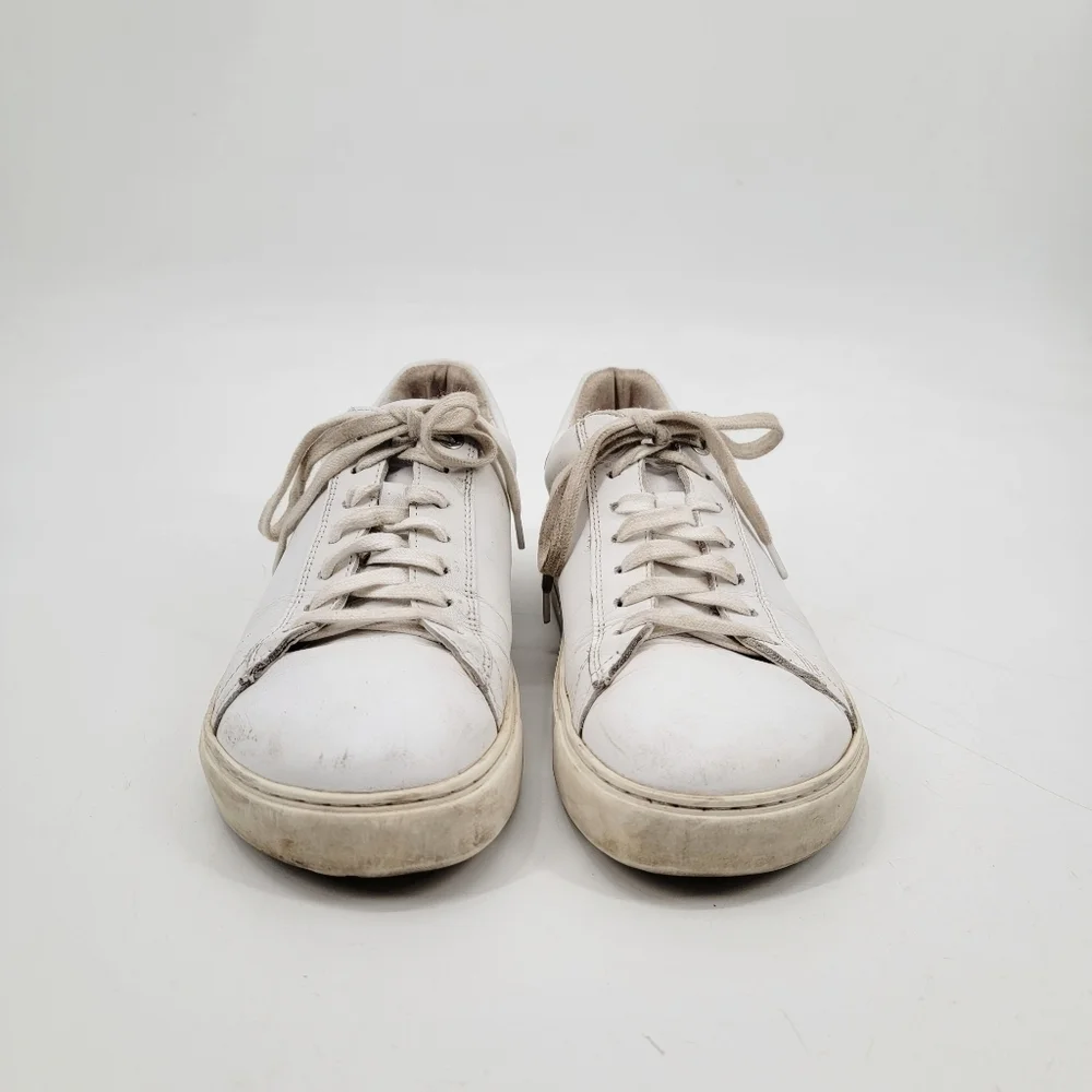 Birkenstock Bend Low Sneakers Size EU 39 White Leather Tennis Shoes